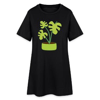 Cadeau pour la fête des mères : Idée de cadeau pour la fête des mères - Robe T-shirt Femme - noir - Devant