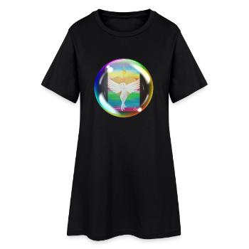 Rainbow Angel of Love Sonja Ariel von Staden - Women’s T-Shirt Dress - black - Front
