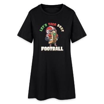 Taco Bout Football Match Jour - Robe T-shirt Femme - noir - Devant