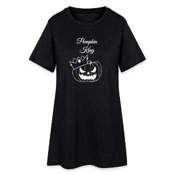 Roi Citrouille - Robe T-shirt Femme - noir - Devant