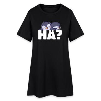 Pinguin Kälte Seevogel Spruch Tier Vogel Arktis - Frauen T-Shirt-Kleid - Schwarz - Vorne