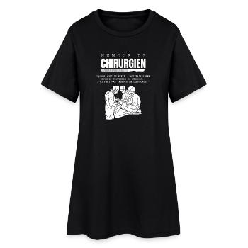 Humour de Chirurgien - Robe T-shirt Femme - noir - Devant