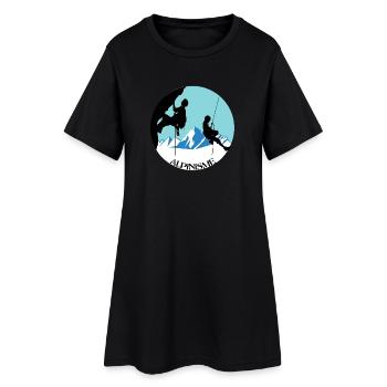 Alpinisme - Robe T-shirt Femme - noir - Devant