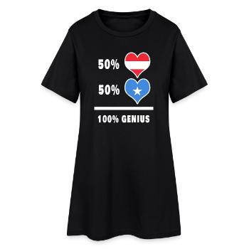 L’Autriche et la Somalie ingénieuses / Cadeau - Robe T-shirt Femme - noir - Devant