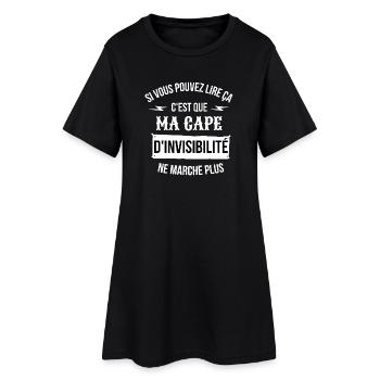 magicien, magie, faire de la magie - Robe T-shirt Femme - noir - Devant