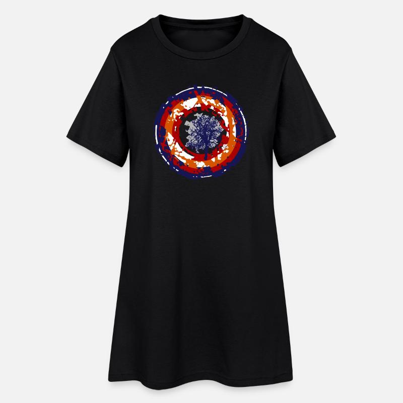 Cible folle - Robe T-shirt Femme - noir