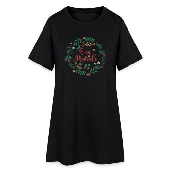 Merry Christmas T-Shirt Merry Christmas T-Shirt - Women’s T-Shirt Dress - black - Front