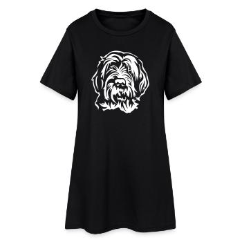 Griffon Korthal’s Head « Black Edition » - Robe T-shirt Femme - noir - Devant