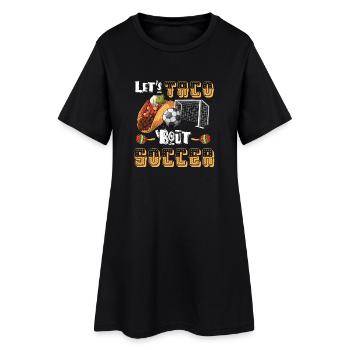 Let’s Taco Bout Entraîneur de football drôle - Robe T-shirt Femme - noir - Devant