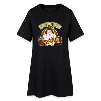 Poker Poker Player Card Game Casino - Robe T-shirt Femme - noir - Devant