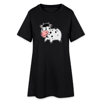 Cow Ass - Cow Butt - Women’s T-Shirt Dress - black - Front