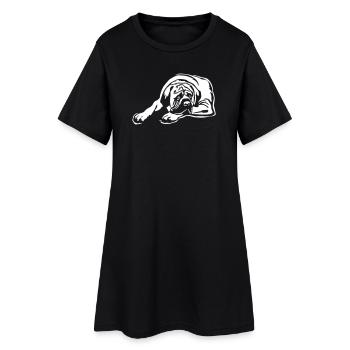 Deutsch Mastiff « Black Edition » - Robe T-shirt Femme - noir - Devant