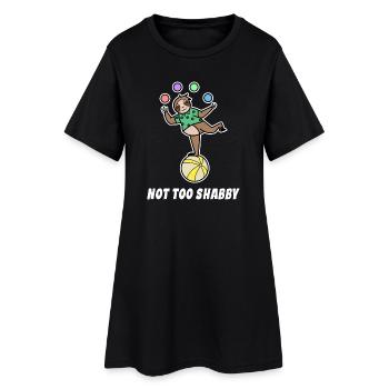 Faultier Dschungel Tier Statement Zoo Säugetier - Frauen T-Shirt-Kleid - Schwarz - Vorne