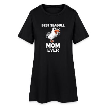 Maman Maman Mer du Nord Meilleure Mouettes Maman - Robe T-shirt Femme - noir - Devant