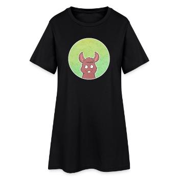 Écureuil - Robe T-shirt Femme - noir - Devant