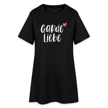 Garde Fasching Karneval Gardeliebe Geschenk - Frauen T-Shirt-Kleid - Schwarz - Vorne