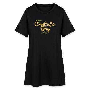Have a corntastic day - Women’s T-Shirt Dress - black - Front