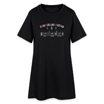 Music Literacy Matters - Women’s T-Shirt Dress - black - Front