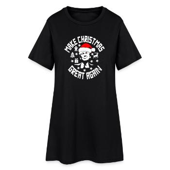 NOËL - Robe T-shirt Femme - noir - Devant