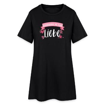 Akrobatik Luftakrobatik Akrobat Sport Geschenk - Frauen T-Shirt-Kleid - Schwarz - Vorne