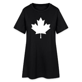 Montrez vos couleurs – Canada (foncé) - Robe T-shirt Femme - noir - Devant