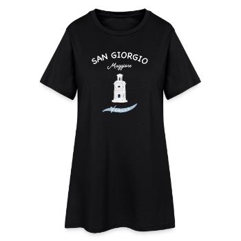 Venice, San Giorgio Maggiore Lighthouse, Italy - Women’s T-Shirt Dress - black - Front