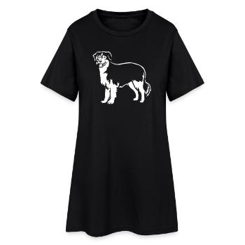 Australian Shepherd "Black Edition" - Women’s T-Shirt Dress - black - Front