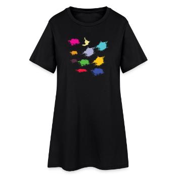 artist - Robe T-shirt Femme - noir - Devant