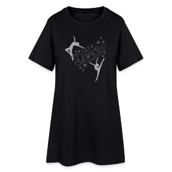 Let's Dance - Dancing T-Shirt - Women’s T-Shirt Dress - black - Front
