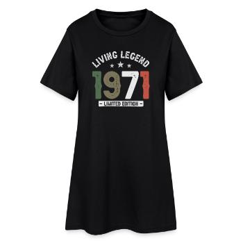 Living Legend 1971 Édition Limitée - Robe T-shirt Femme - noir - Devant
