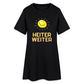 Cheerful Continue - Women’s T-Shirt Dress - black - Front