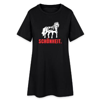 Cool Islandpferde Statement Spruch Isländer Pferde - Frauen T-Shirt-Kleid - Schwarz - Vorne