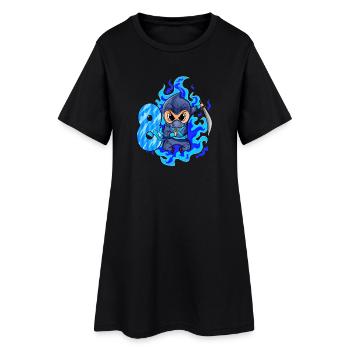 8. Geburtstag Junge 8 Jahre alt Ninja - Frauen T-Shirt-Kleid - Schwarz - Vorne