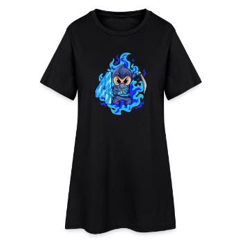4. Geburtstag Junge 4 Jahre alt Ninja - Frauen T-Shirt-Kleid - Schwarz - Vorne
