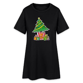ChristmasCinema Series Watch movies - Women’s T-Shirt Dress - black - Front