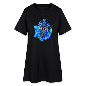 7. Geburtstag Junge 7 Jahre alt Ninja - Frauen T-Shirt-Kleid - Schwarz - Vorne