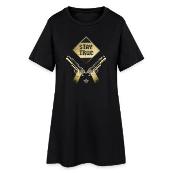 Stay true to yourself - Women’s T-Shirt Dress - black - Front