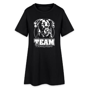TEAM BEAUCERON Dog Sports Dogs Dog Wilsigns - Women’s T-Shirt Dress - black - Front
