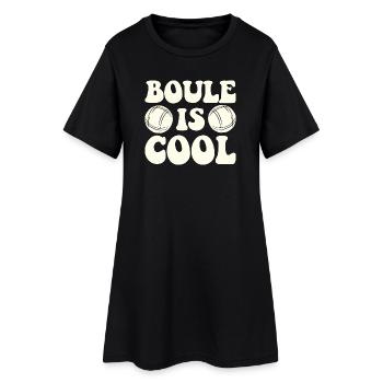 Boule Is Cool Saying for Bouler and Petanque - Women’s T-Shirt Dress - black - Front