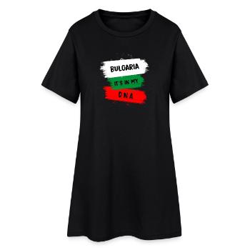 Bulgaria is in my DNA - Women’s T-Shirt Dress - black - Front