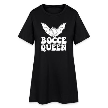 Bocce Queen Boules Bal Halloween Costume Boule - Robe T-shirt Femme - noir - Devant