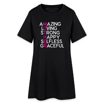 Meilleure maman de tous les temps - Robe T-shirt Femme - noir - Devant