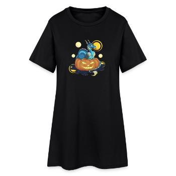 Süßes oder Saures? Dragon Guardian von Jack O'Lantern - Frauen T-Shirt-Kleid - Schwarz - Vorne
