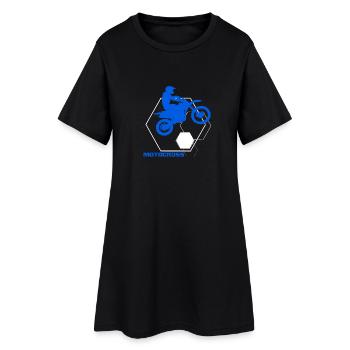 Motocross - Robe T-shirt Femme - noir - Devant