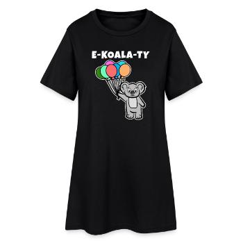 Lgbt Gleichberechtigung Menschenrechte Sexualität - Frauen T-Shirt-Kleid - Schwarz - Vorne