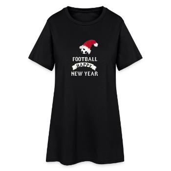 HAPPY FOOTBALL NEW YEAR - Robe T-shirt Femme - noir - Devant