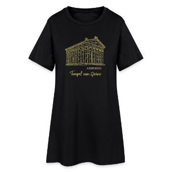 Tempel Garni, Provinz Kotaja, Jerewan, Armenien - Frauen T-Shirt-Kleid - Schwarz - Vorne