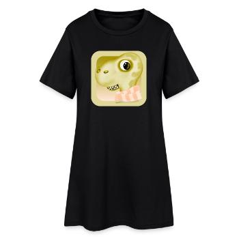 Fièvre des dinosaures maux de gorge FROID D’HIVER - Robe T-shirt Femme - noir - Devant