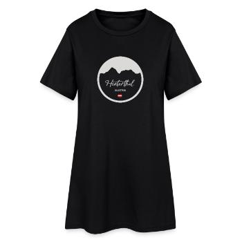 Hinterthal Austria Mountain Circle - Frauen T-Shirt-Kleid - Schwarz - Vorne