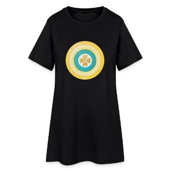 Porte des étoiles Sananda: Sonja Ariel von Staden - Robe T-shirt Femme - noir - Devant